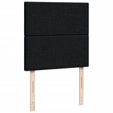  Krevet s oprugama i madracem crni 100 x 200 cm od tkanine | shoptok.hr