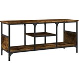 vidaXL TV ormarić boja dimljenog hrasta 100x35x45 cm od drva i željeza | shoptok.hr