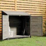  Vrtno spremište antracit 102 x 52 x 112 cm od masivne jelovine | shoptok.hr