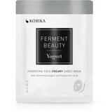 KORIKA FermentBeauty Hydrating Face Sheet Mask with Fermented Yogurt and Hyaluronic Acid hidratantna sheet maska s fermentiranim jogurtom i hijalurons Cijene
