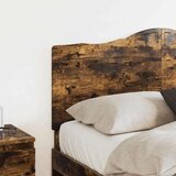  Uzglavlje s uzglavljem Dimljeni hrast 150 cm Konstruirano drvo | shoptok.hr