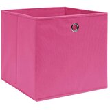  Kutije za pohranu od netkane tkanine 4 kom 28 x 28 x 28 cm roze | shoptok.hr