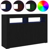  Kreveta Crni hrast 116 x 30 x 75 cm Konstruirano drvo | shoptok.hr