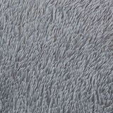  Čupavi tepih s visokim vlaknima srebrnosiva 240x240cm poliester | shoptok.hr