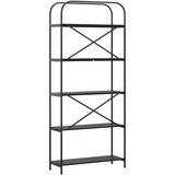  Polica Crni hrast 80 x 30 x 183 cm Konstruirano drvo | shoptok.hr