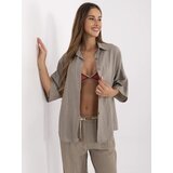 Italy Moda Shirt-MI-KS-6537.74P-dark beige | shoptok.hr