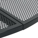  Set složivih vrtnih stolica 3 kom antracit čelik obložen prahom | shoptok.hr