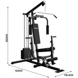 GORILA SPORTS Multifunkcionalna sprava za vežbanje Kućna teretana “Home gym” Gladijator 40 kg | Eponuda.com
