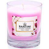 SANTINI Cosmetic Pink Yvésse dišeča sveča 200 g | Shoptok.si