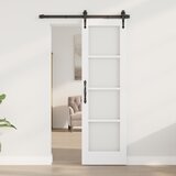 vidaXL Notranja vrata s steklom "ORKDAL" Bela 61x198,5x4 cm Cene