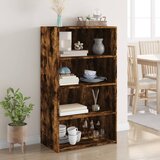  The Living Store Visoka omara dimljen hrast 70x41x124 cm inženirski les - Visoka Omara, (21497341) Cene