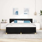  Box Spring postelja z vzmetnico črna 180x200 cm tkanina, (22081113) | Shoptok.si