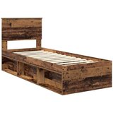  Okvir za krevet Staro drvo 75 x 190 cm Čvrsto borovo drvo | shoptok.hr
