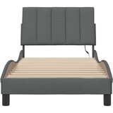  Okvir za krevet bez madraca tamnosivi 90x190 cm od tkanine | shoptok.hr