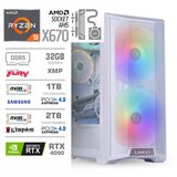 MEGA Računalnik TWR S10 R9-7950X3D/RTX4090/32GB-DDR5/1TB-4.0/2TB-4.0/1000W/Brez OS/bela RGB, (20575888) Cene