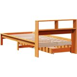  s regalom za knjige bez madraca 100 x 200 cm od borovine | shoptok.hr