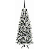  Umjetno božićno drvce Bijela 150 cm PVC, plastika, čelik i PE | shoptok.hr