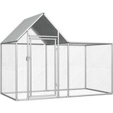 vidaXL Kokošnjak 2x1x1,5 m pocinkano jeklo Cene