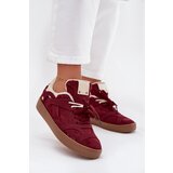 Boto Women's Sneakers Platform with Fur Lined Bordeaux Solvia Cene
