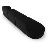 Milo Casa Črna žametna sedežna garnitura desni kot 311 cm Paolo – | Shoptok.si