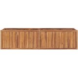  Vrtna posuda za sadnju 200 x 50 x 50 cm od masivne tikovine | shoptok.hr