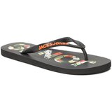 Jack & Jones Muške japanke 12230642, Crne Cene