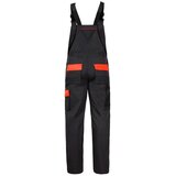 Lahti hlače sa naramenicama grafit-naranč 2l(54) L4060354 | shoptok.hr
