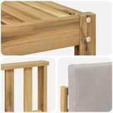  Set vanjskih sofa 9 pcs Bijela i svjetlosiva 59 x 59 x 37 cm | shoptok.hr