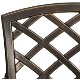  Bistro garnitura 3-delna bronasta liti aluminij | Shoptok.si