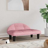  Krevet za pse ružičasti 70x52x30 cm baršunasti | shoptok.hr