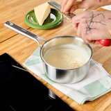 FABINI Lonec iz nerjavečega jekla s pokrovko za indukcijsko ploščo 1,2 l Lucca 3.0 – | Shoptok.si
