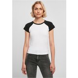 UC Ladies Ladies Organic Stretch Short Retro Baseball Tee white/black | shoptok.hr