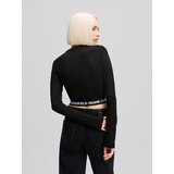 Karl Lagerfeld jeans Majica crna / bijela | shoptok.hr