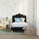  Posteljica za malčke z vzglavjem Črna 70 x 140 cm blago, (5000105138) | Shoptok.si