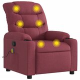 Maison Chic Masažni stol - Relax naslanjač vinsko rdeče blago, (22134690) | Shoptok.si