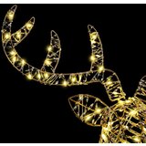 vidaXL Jelenova sani Toplo bela 60 cm PET | Shoptok.si