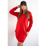 Kesi marka niezdefiniowana Hooded dress red | Shoptok.si