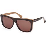 Max Mara Lee 1 MM0066 50E ONE SIZE (57) Črna/Rjava Cene