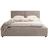 MID.YOU OBLAZINJENA POSTELJA 140 cm x 200 cm , les, tekstil, leseni material svetlo rjava | Shoptok.si