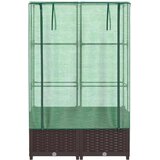 vidaXL Povišena gredica s pokrovom za staklenik 80 x 40 x 138 cm | shoptok.hr