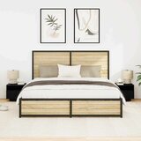  Noćni ormar 2 pcs Crni hrast 40 x 39 x 37 cm Konstruirano drvo | Eponuda.com