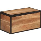 vidaXL Kutija za pohranu 60x30x30 cm masivno drvo bagrema i željezo | shoptok.hr