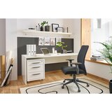 XORA pisalna miza leseni material bela, visoki sijaj | Shoptok.si