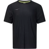 HOKA ONE ONE® Tehnička sportska majica 'AIROLITE' siva / crna