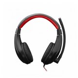 White Shark Slušalke z mikrofonom GH-2040 Serval, rdeče-črne | Shoptok.si
