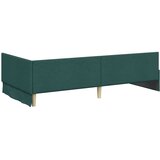  Kutni okvir kreveta Tamnozelena 80 cm x 200 cm tkanina | shoptok.hr