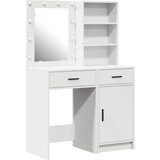  Set stola za oblačenje s LED 2 pcs Bijelo Konstruirano drvo | Eponuda.com