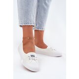 Lee Cooper Ladies Sneakers With Embroidery White | Shoptok.si