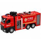  Fire Truck with Water Function, Metal Cabin, Lights, Sounds 1:12 | Shoptok.si