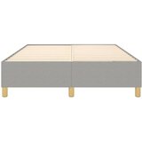  Okvir za krevet s oprugom svjetlosivi 140 x 190 cm od tkanine | Eponuda.ba